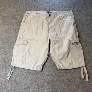 Southpole Cargo Shorts Gray Utility Pocket Streetwear Mens 42